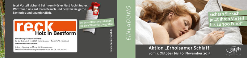 Flyer Herbsttage Reck 2013